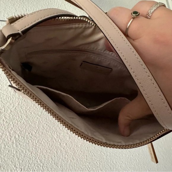 Kate Spade Sadie North South Crossbody Tusk Leather Minimalist Chic Classic - Picture 9 of 16